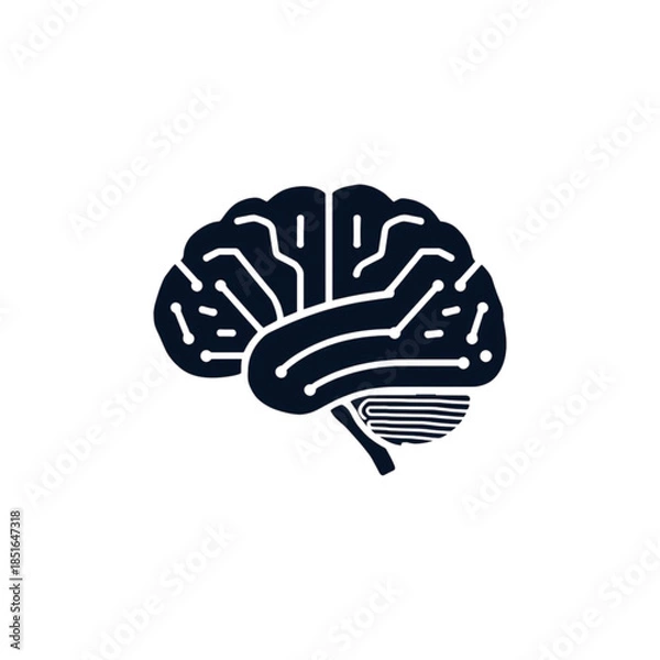 Obraz AI brain icon