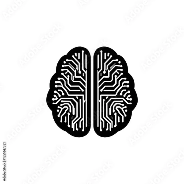 Obraz AI brain icon