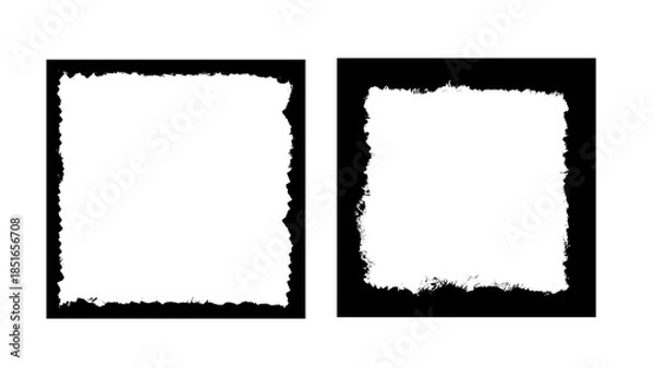 Fototapeta Grunge frame set. 