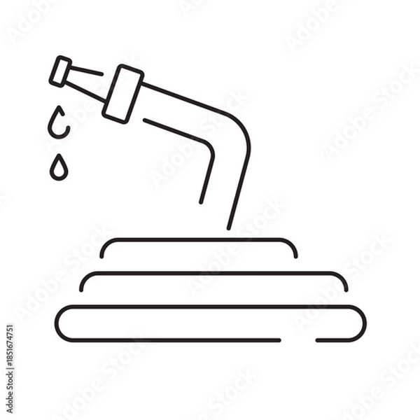 Fototapeta Industrial Pipeline System with Valves and Connectors