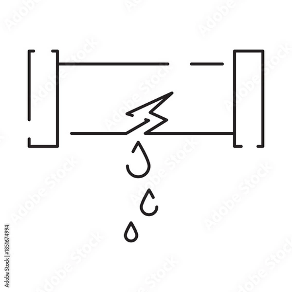 Fototapeta Industrial Pipeline System with Valves and Connectors