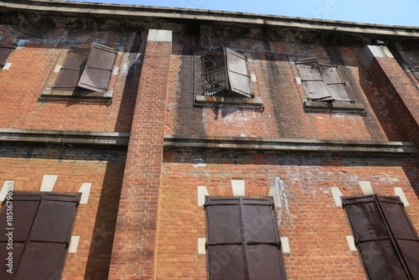 Obraz レンガ造りの家