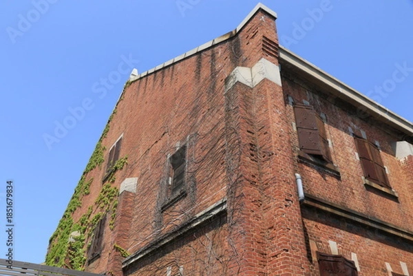 Obraz レンガ造りの家