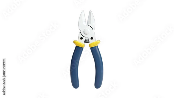 Obraz Wire Cutter Tool Isolated on White Background