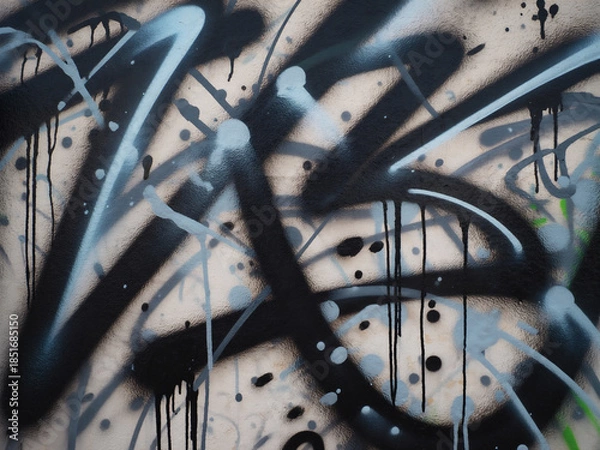 Obraz Urban Wall Tagging Generative AI

