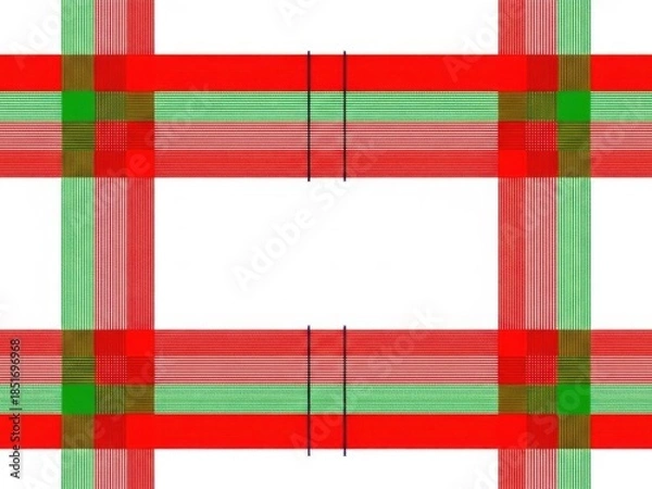 Obraz Plaid pattern design isolated on white background