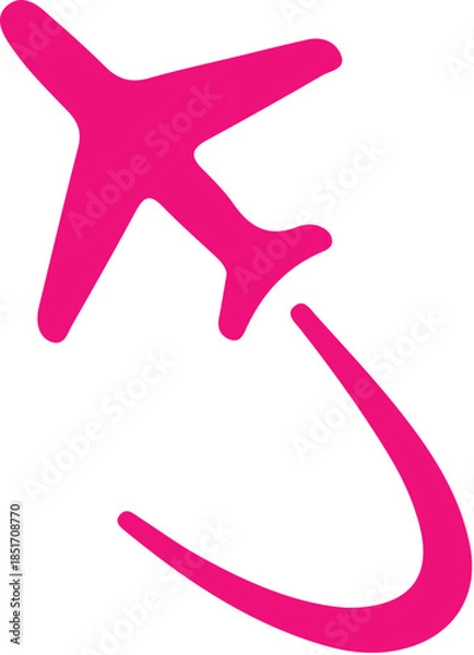 Obraz Airplane icon simple icon. Vector ICON all icon Viktor