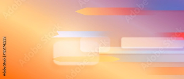 Obraz Dynamic abstract background showcasing layered geometric shapes