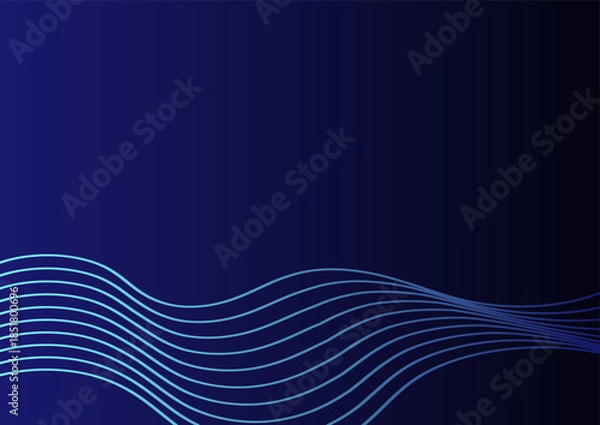 Obraz abstract blue wave background