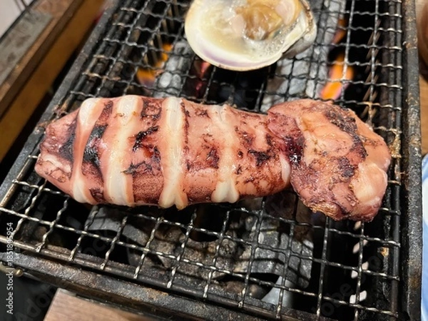 Fototapeta イカ焼き