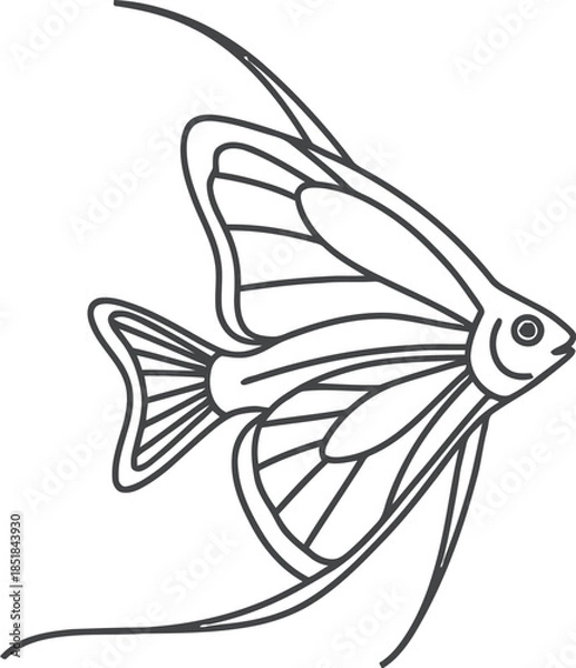 Obraz Empty vector file display