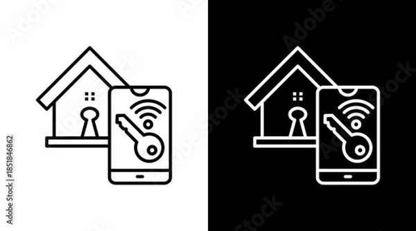 Obraz Smart Home Icon