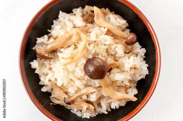 Obraz きのこの炊き込みごはん