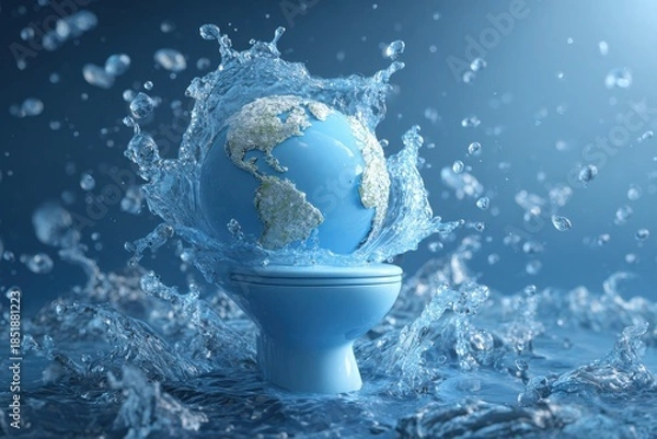 Obraz Accelerating Water Conservation for Earth