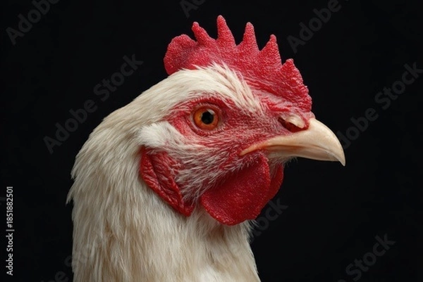 Obraz Chicken Affected by Bird Flu Disease