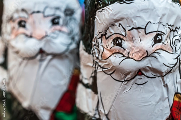 Fototapeta Schokoweihnachtsmann