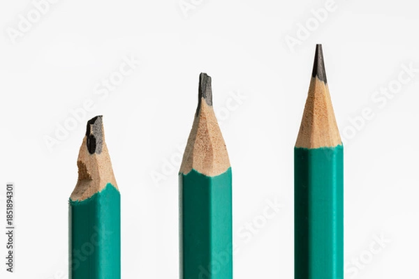 Obraz learning concept, skill with pencil combination.