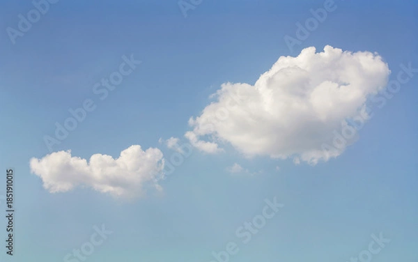 Fototapeta white clouds