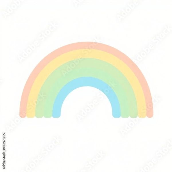 Fototapeta rainbow in the sky