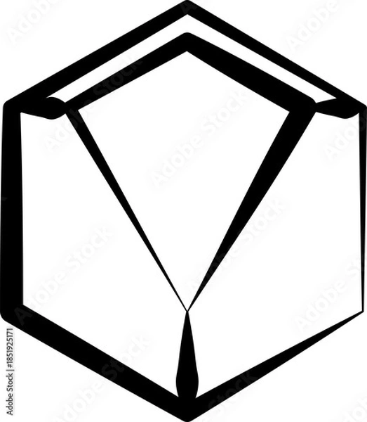 Obraz Triangle symbol design. Geometric shape