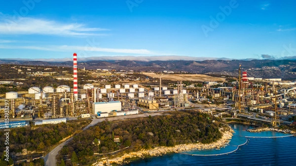 Obraz Urinj Refinery Coastal View