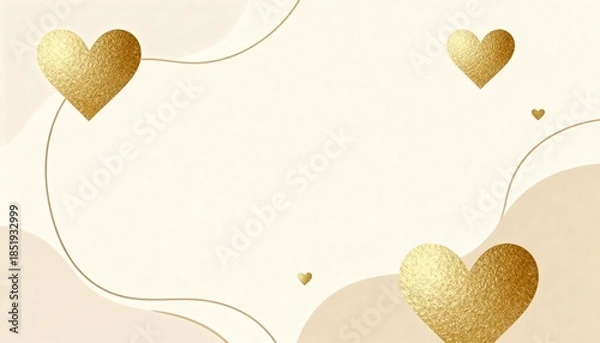 Obraz heart shaped frame on old paper