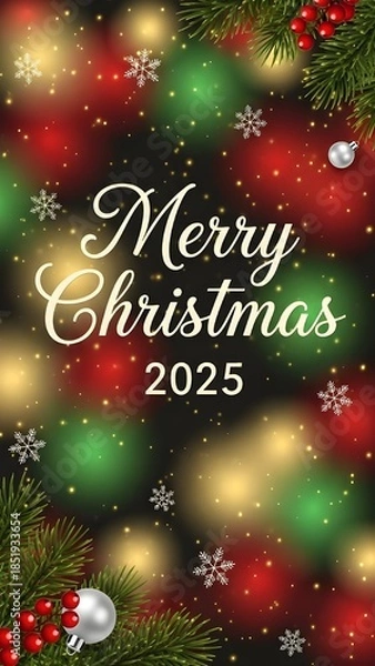 Obraz Merry Christmas 2025