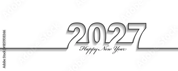 Obraz 2027 Happy New Year