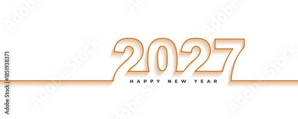 Obraz 2027 Happy New Year