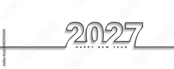 Obraz 2027 Happy New Year