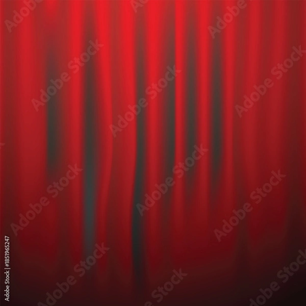 Obraz Vibrant red vertical stripes