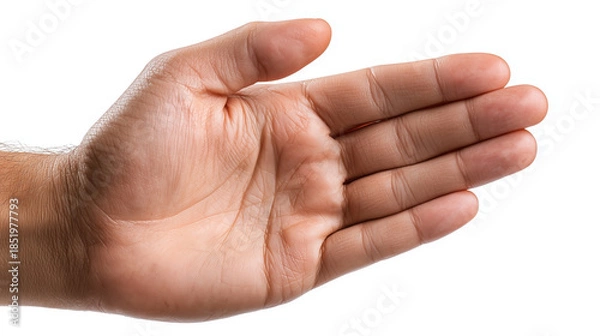 Obraz A hand with a palm facing up