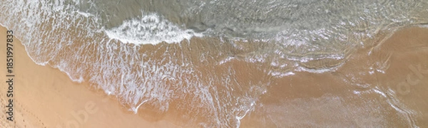 Obraz water drops on the beach