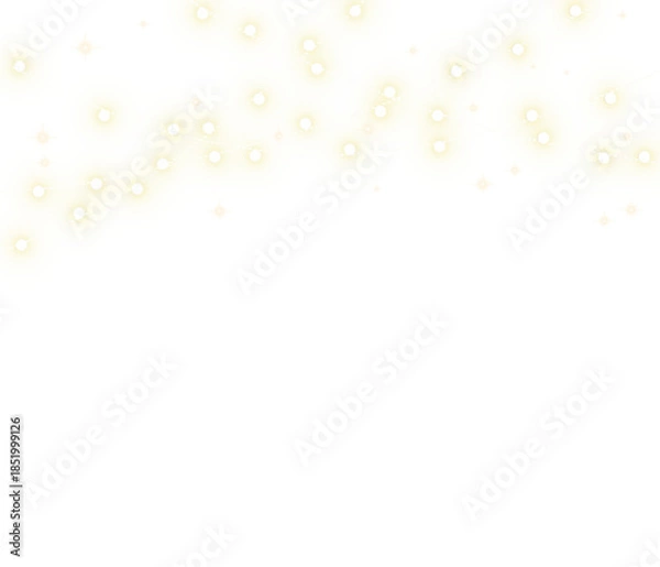 Obraz Glowing String Lights Night decoration 