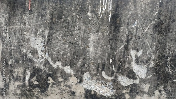 Obraz The concrete surface feels coarse and irregular