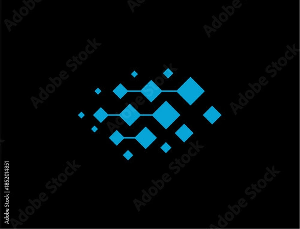 Obraz Abstract geometric design with diamond shapes