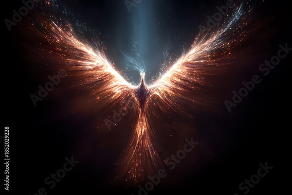 Obraz phoenix bird, AI generated