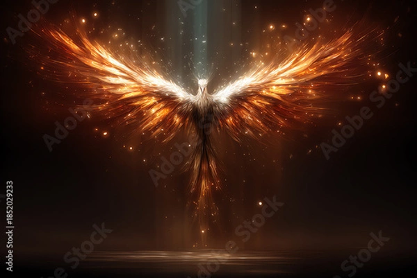 Obraz phoenix bird, AI generated