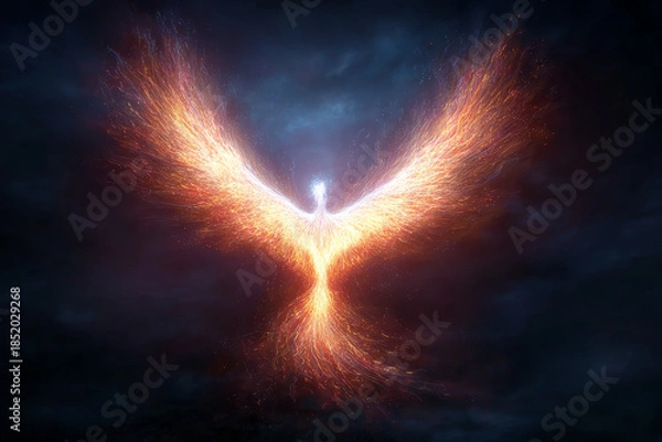 Obraz phoenix bird, AI generated