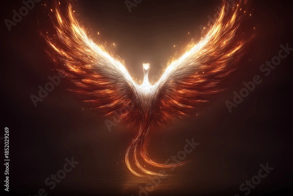 Obraz phoenix bird, AI generated