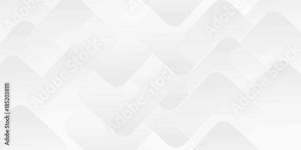 Fototapeta Abstract white Geometric banner design background.