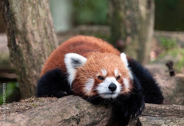 Obraz Red Panda Lying Down