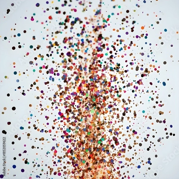 Obraz colorful confetti background