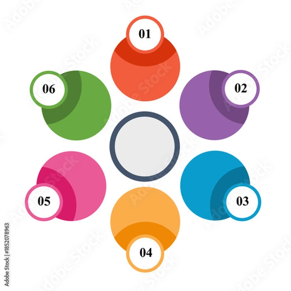 Fototapeta Infographic elements