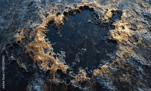 Obraz stone wall texture background, crack, rock 