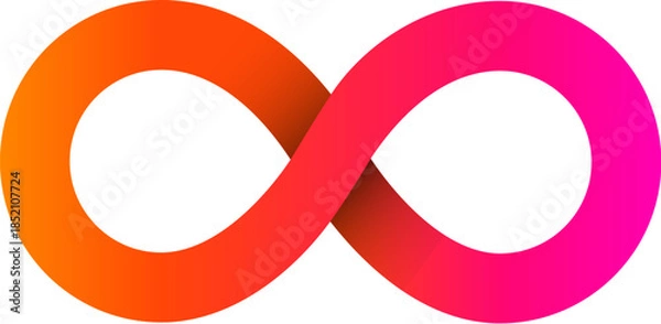 Obraz Colorful infinity loop