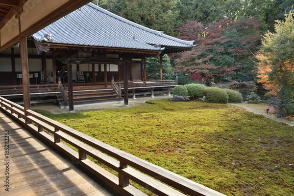 Fototapeta 随心院　晩秋の庭園(京都市山科区)