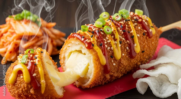 Obraz potato corn dog korean