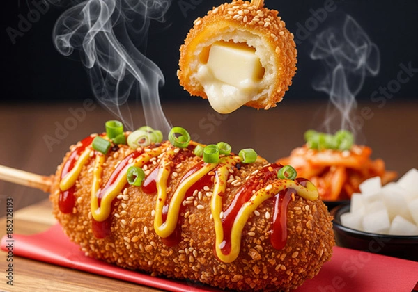 Obraz potato corn dog korean