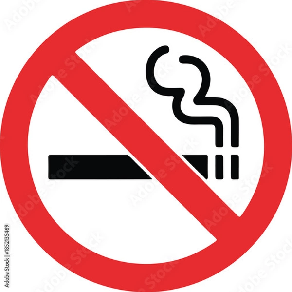 Obraz no smoking sign